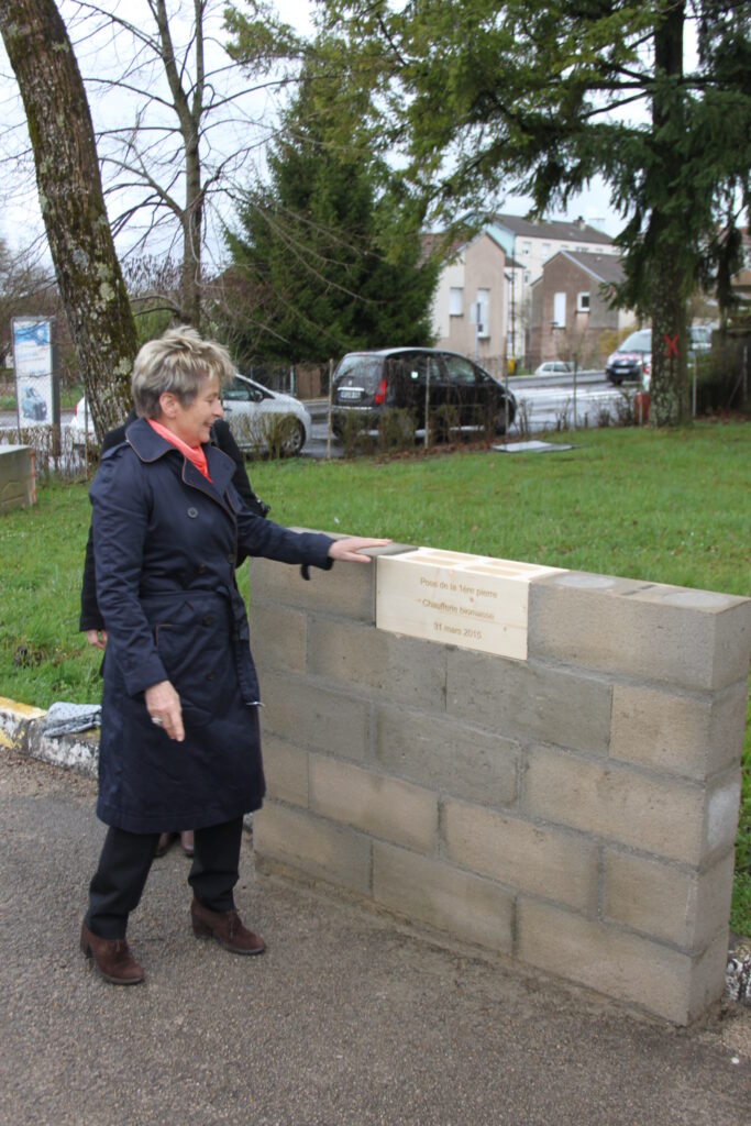 Première pierre de la Chaufferie biomasse en mars 20215