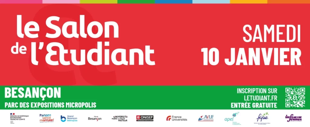 Le Salon de l’Etudiant à Besançon 2026
